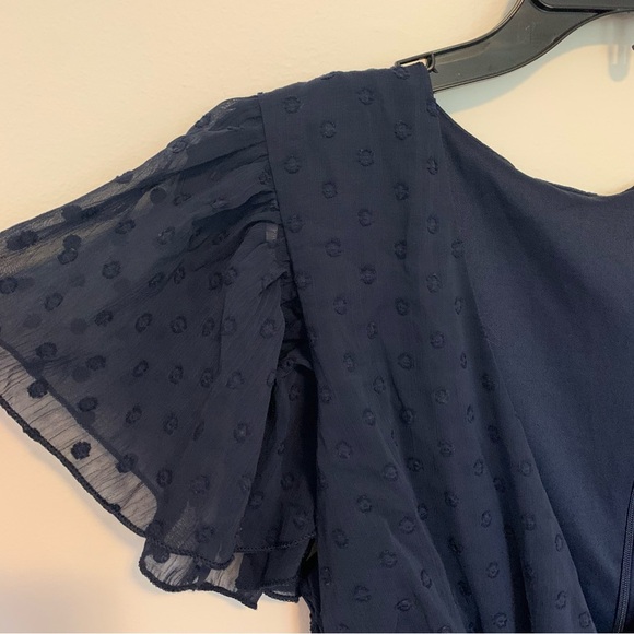 Lulu's Blue Midi Dress with Elegant Design - Picture 4 of 15